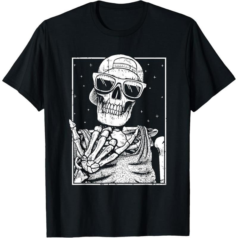 Skeleton Rock Hand Halloween Costume Cool Rock Music Rocker T-Shirt made in usa Hoodie, Sweatshirt | UrbanDripWear.com