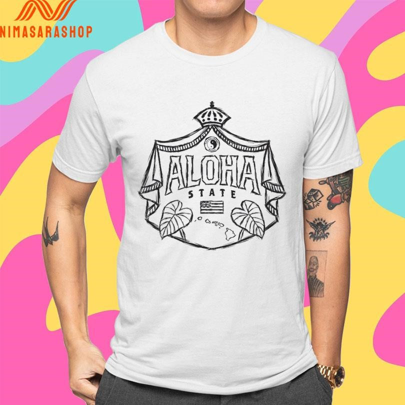 Sketch Aloha State Kalo Shield Shirts