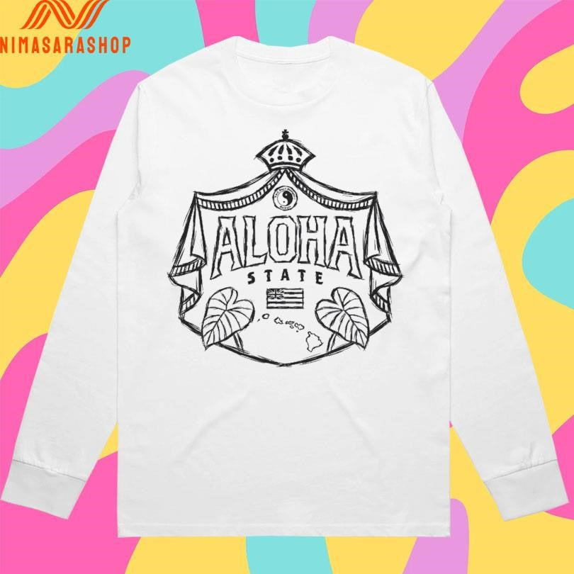 Sketch Aloha State Kalo Shield Shirts