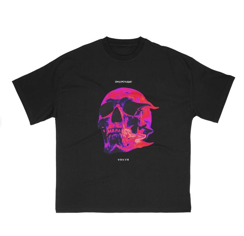 Skull Y2k Graphic Top, Y2k Clothing Shirt, Y2k Graphic Tee, Gothic y2k T-Shirt Womenswear Underwear Hoodie, Sweatshirt