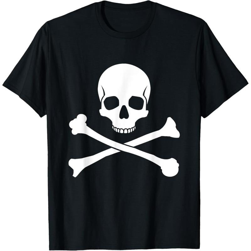 Skull and Crossbones Pirate T-Shirt made in usa Hoodie, Sweatshirt | UrbanDripWear.com