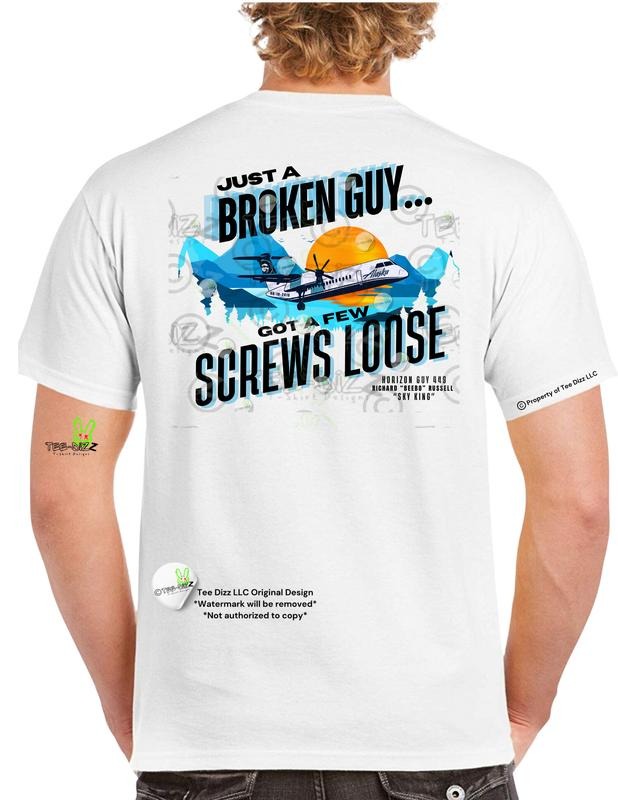 SkyKing: Broken guy, got a few screws loose - Men's T-shirt - Mental Health Awareness Hoodie, Sweatshirt | UrbanDripWear.com