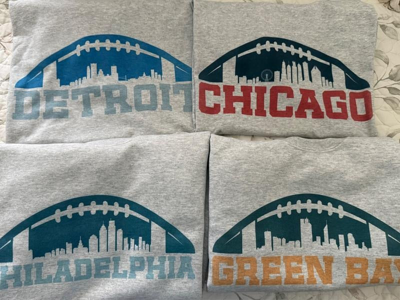 Skyline Football Sweatshirt City Football Sweatshirt Comfy Sweatshirt T-Shirts, Hoodie | UrbanDripWear.com