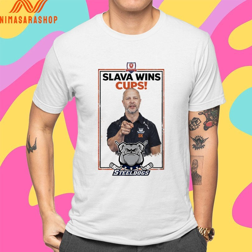 Slava Wins Cup Steel Dogs Shirts