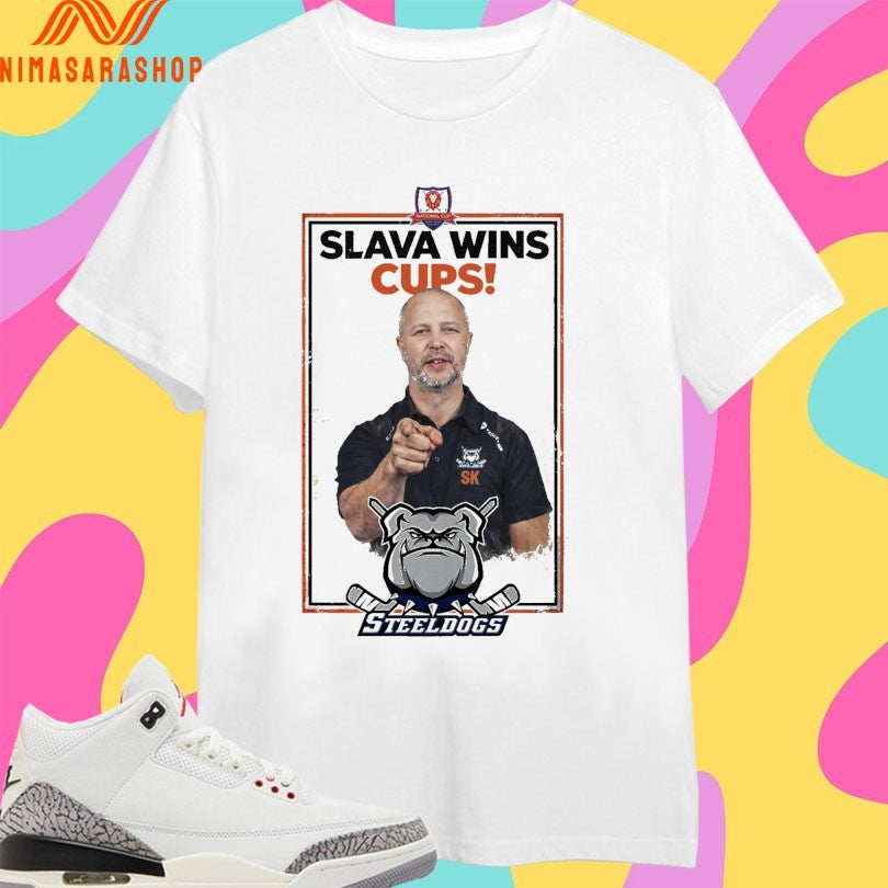 Slava Wins Cup Steel Dogs Shirts