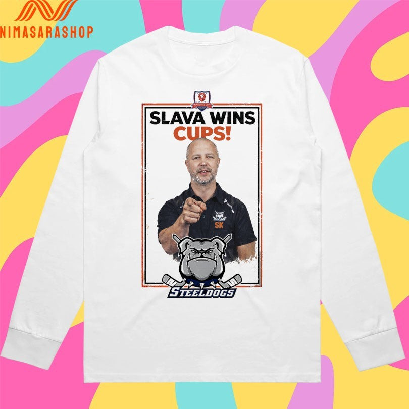 Slava Wins Cup Steel Dogs Shirts