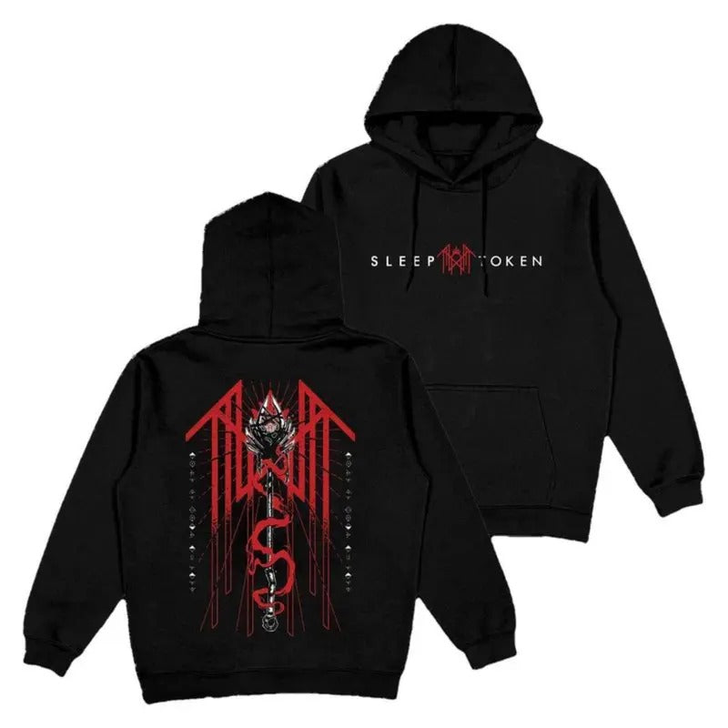 Sleep Token Reaper Angel Hoodie, Double-Sided Graphic Unisex Sweatshirt, for Men, for Women Shirt For Men And Women, Fit...