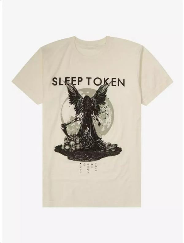 Sleep Token Winged Reaper T-Shirt Unisex Heavy Cotton Tee Graphic Design Hoodie, Sweatshirt | UrbanDripWear.com