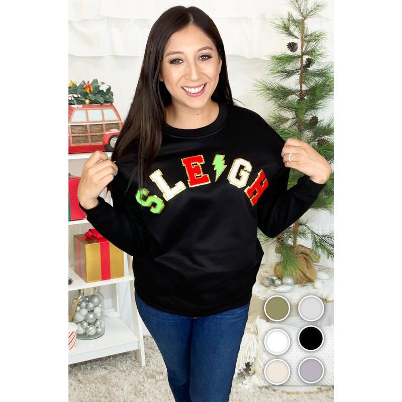 Sleigh Ideal Chenille Sweatshirt T-Shirts, Hoodie | UrbanDripWear.com