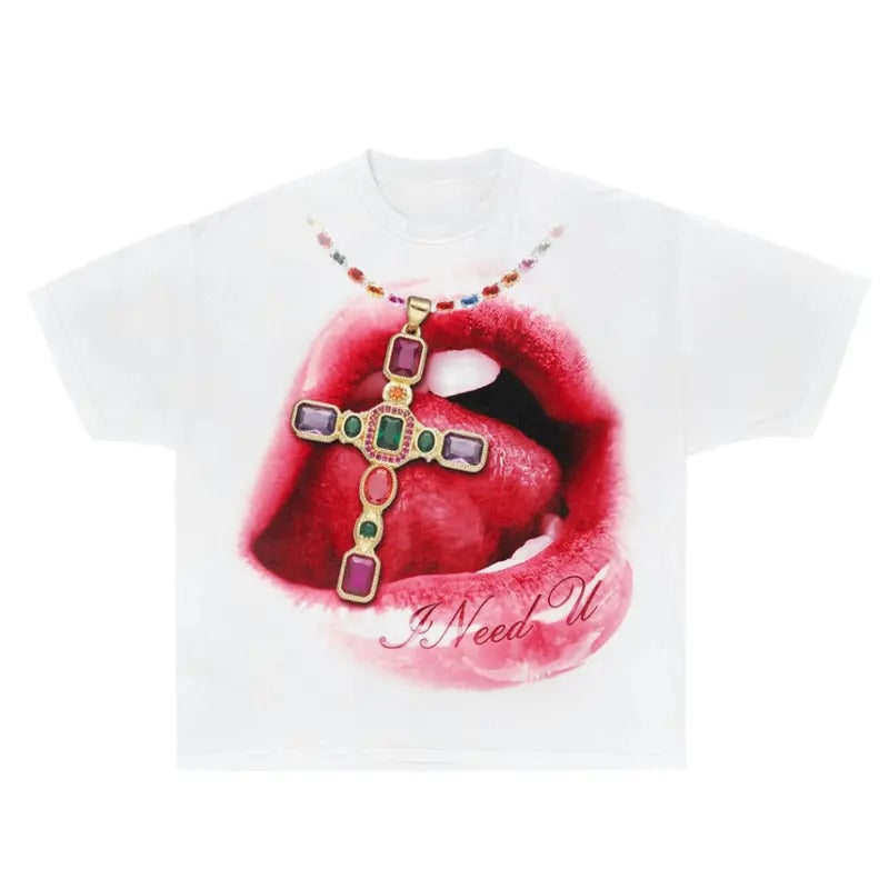 Slip I Need U T-shirt Gothic Harajuku Slip Goth Y2k Clothing Hoodie, Sweatshirt | UrbanDripWear.com