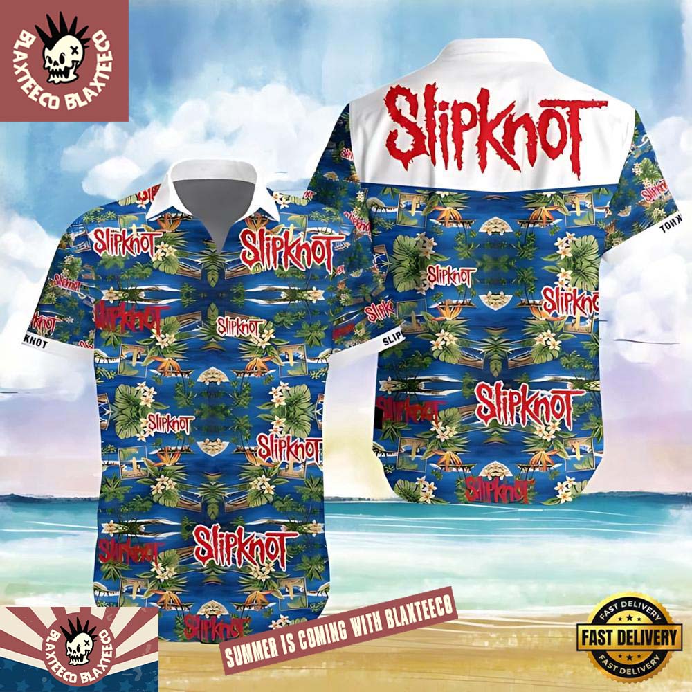 Slipknot Island Fever Logo Pattern Summer Hawaiian Shirt