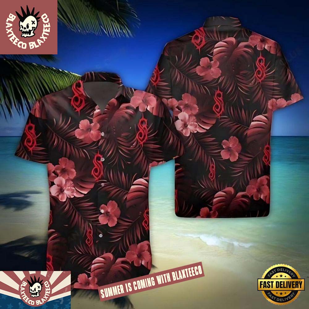 Slipknot Red Paradise Tropical Summer Hawaiian Shirt