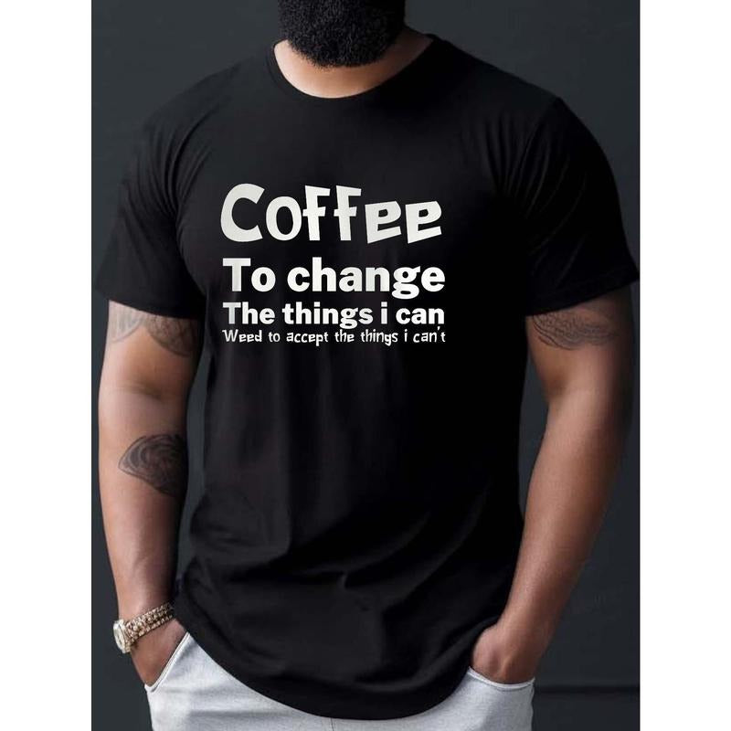 Slogan Print T Shirt, Tees For Men, Casual Short Sleeve T-shirt For Summer Made in USA Hoodie, Sweatshirt | UrbanDripWear.com