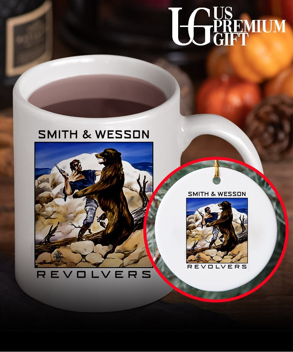 Smith and Wesson man versus bear combat shirt