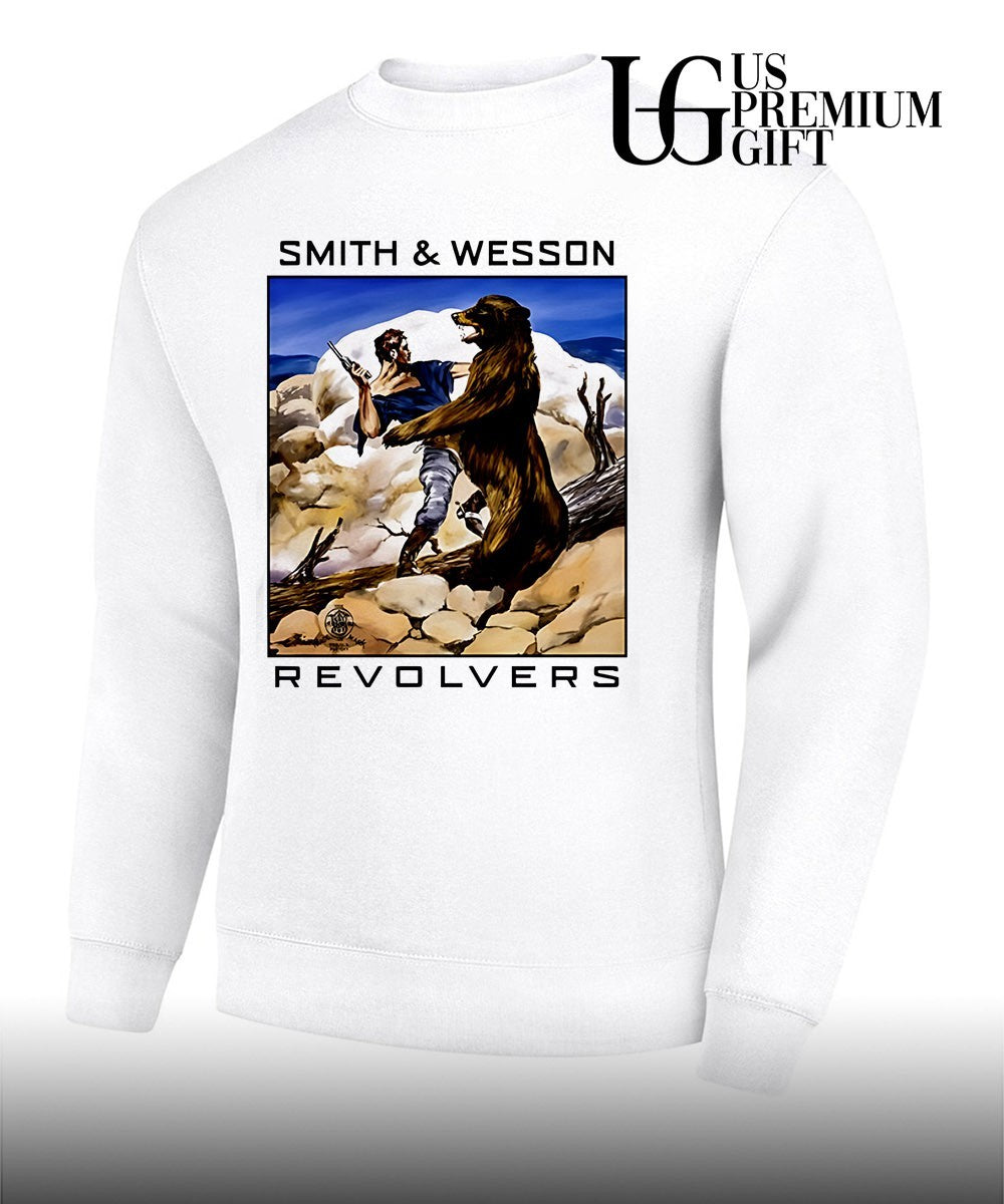 Smith and Wesson man versus bear combat shirt