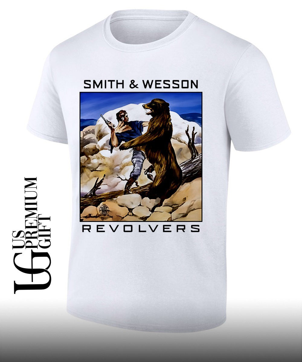 Smith and Wesson man versus bear combat shirt