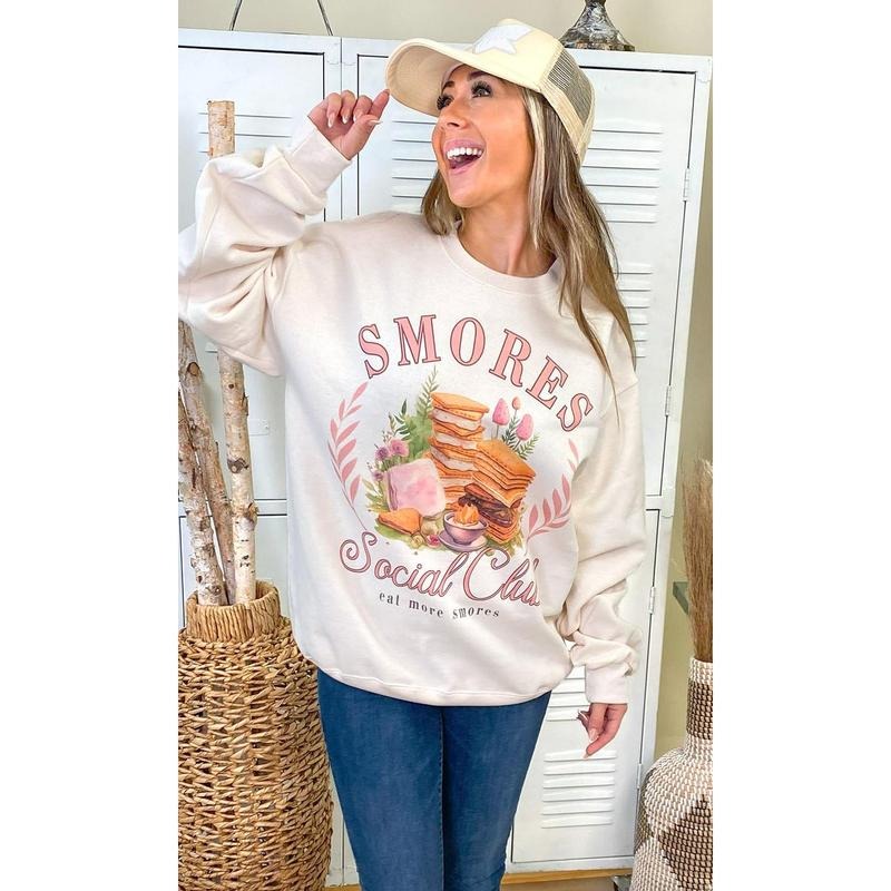 Smores Social Club Graphic Sweatshirt T-Shirts, Hoodie | UrbanDripWear.com