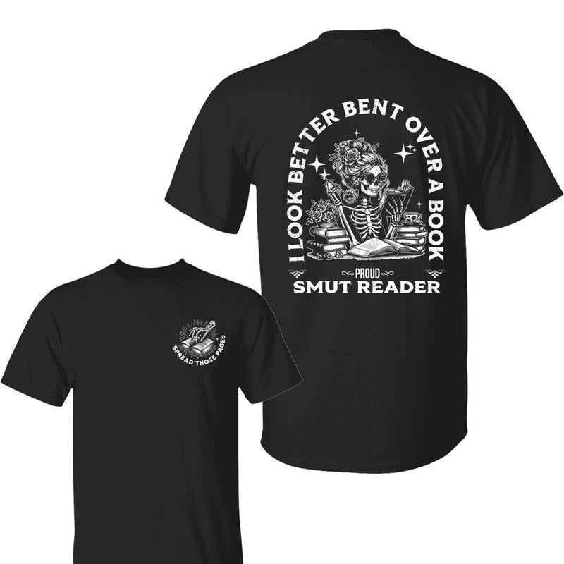 Smut Readers Shirt, Book Lover Gift For Her, Funny Reading Shirt, Spread Those Pages Spicy Reader Novelty, Funny Gift For...