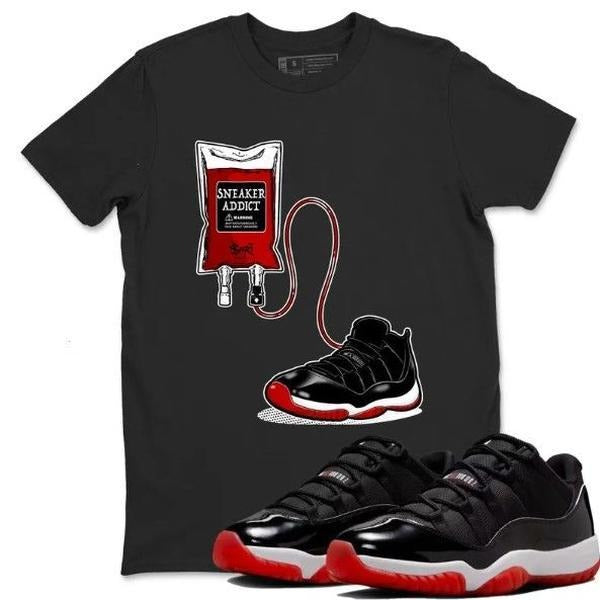Sneaker Therapy Unisex Graphic T-Shirts To Match Sneakers 11s Low Bred Hoodie, Sweatshirt | UrbanDripWear.com