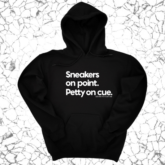 Sneakers on point. Petty On Cue Unisex Hoodie