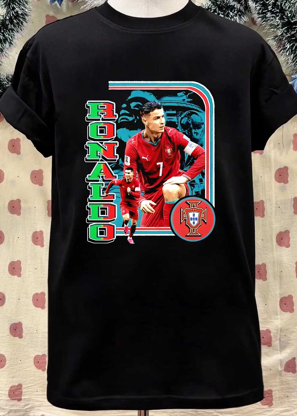 Soccer Legend Cristiano Ronaldo Portugal National Team Shirt