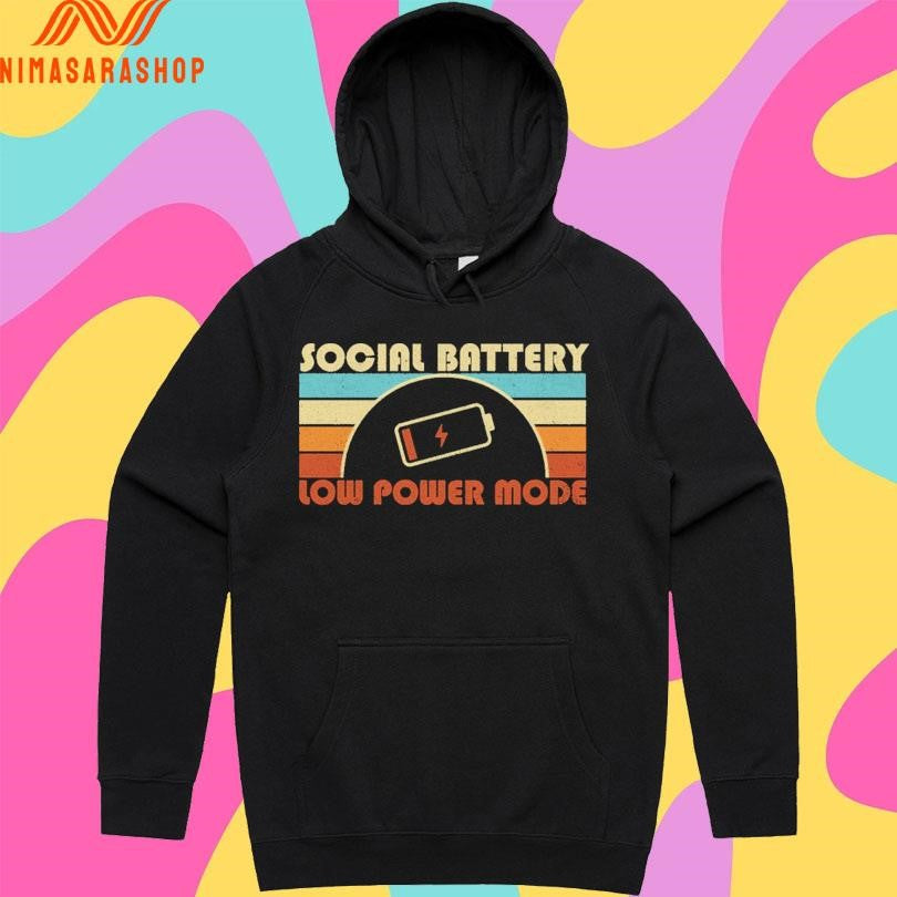 Social Battery Low Power Mode Shirts
