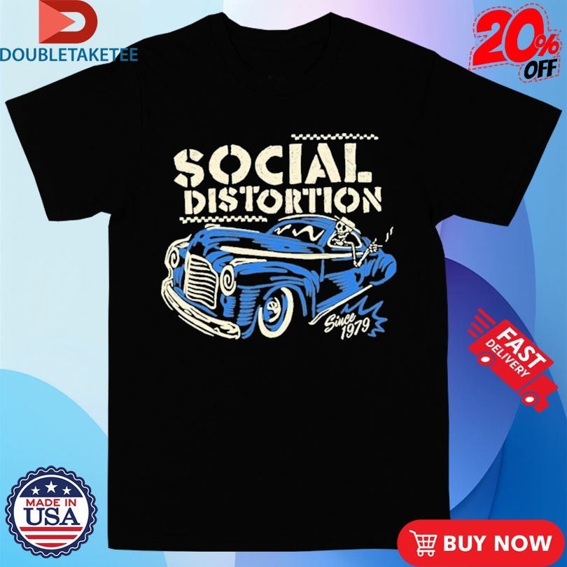 Social Distortion Cabbie Since 1979 Skeleton Shirts