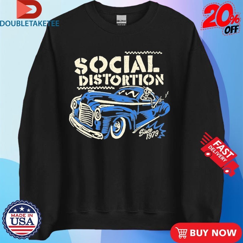 Social Distortion Cabbie Since 1979 Skeleton Shirts