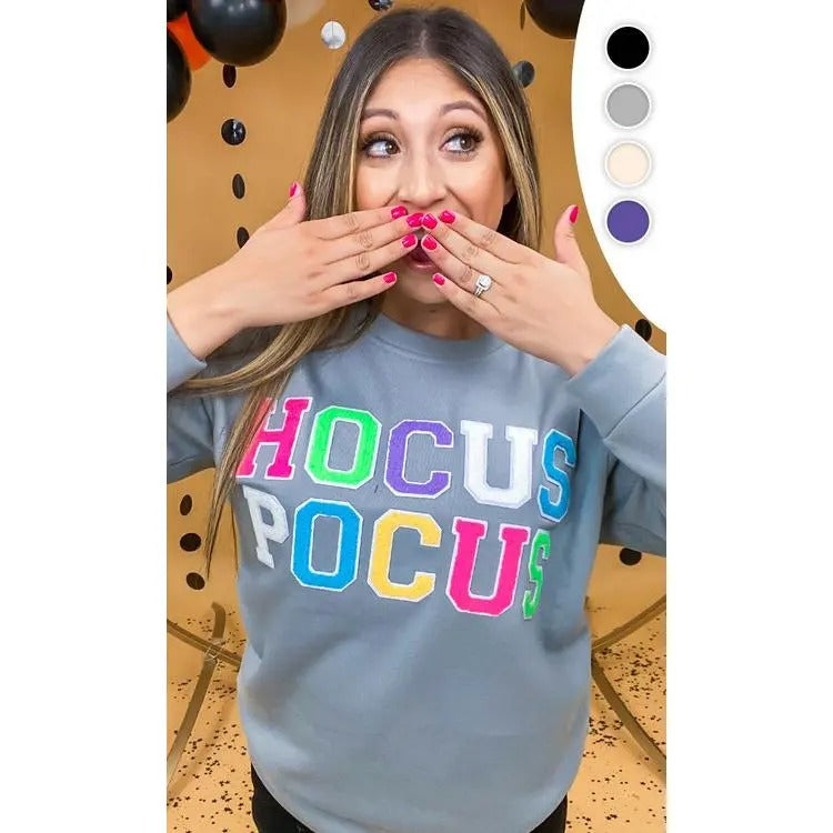 Soft Chenille Hocus Pocus Sweatshirt T-Shirts, Hoodie | UrbanDripWear.com