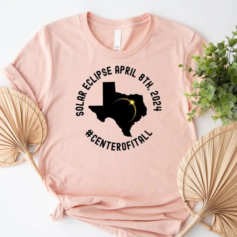 Solar Eclipse April 8th Shirt, 2024 Eclipse Event Shirts, Total Eclipse Sweatshirt, Solar Eclipse 2024 T-Shirt, Spring...