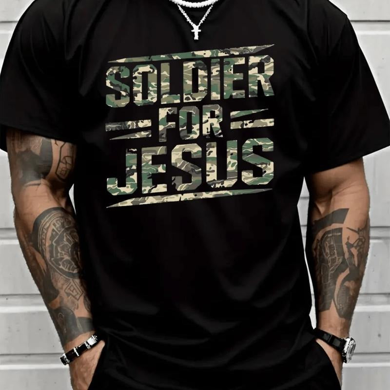 Soldier For Jesus Christian T-Shirt For Summer 100% Heavy Cotton T Shirt Hoodie, Sweatshirt | UrbanDripWear.com