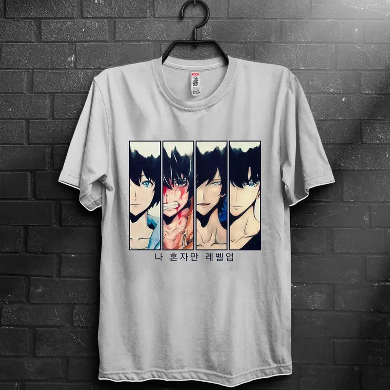 Solo Leveling Anime Lovers Cotton Menswear Top Relaxed Fit Hoodie Sweatshirt - Crewneck, Streetwear T-Shirts