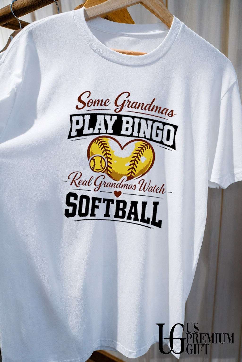 Some Grandmas Play Bingo Real Grandmas Watch Softball shirt