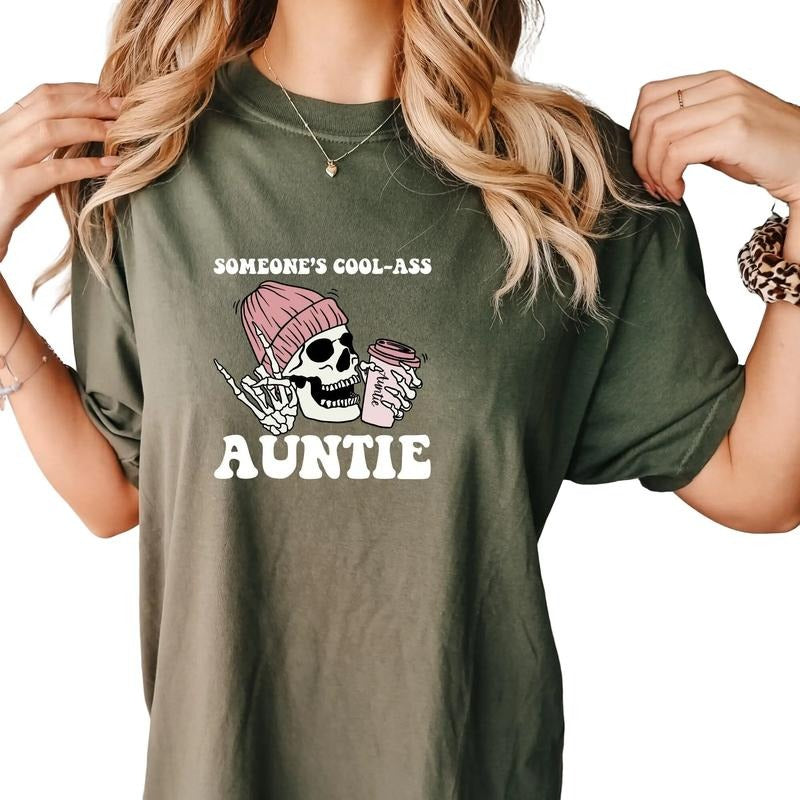 Someone's Cool Ass Auntie, Aunt Tee, Cool Aunt, Gift Funny Aunt Gift, Cool Aunt Club, Unisex T-Shirt, Gifts For Her Aunt,...