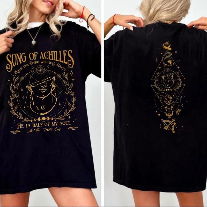 Song Of Achilles Shirt Greek Mythology Bookish Top Dark Academia Literature Shirt Gift For Book Lover Poet Shirt...