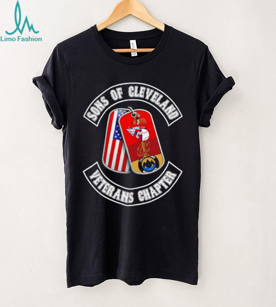 Sons of Cleveland Veterans Chapter T Shirt Cleveland Sports Teams Dog Tags T Shirt