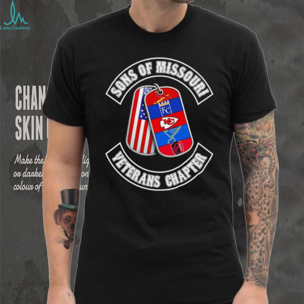 Sons of Missouri Veterans Chapter T Shirt Missouri Sports Teams Dog Tags T Shirt