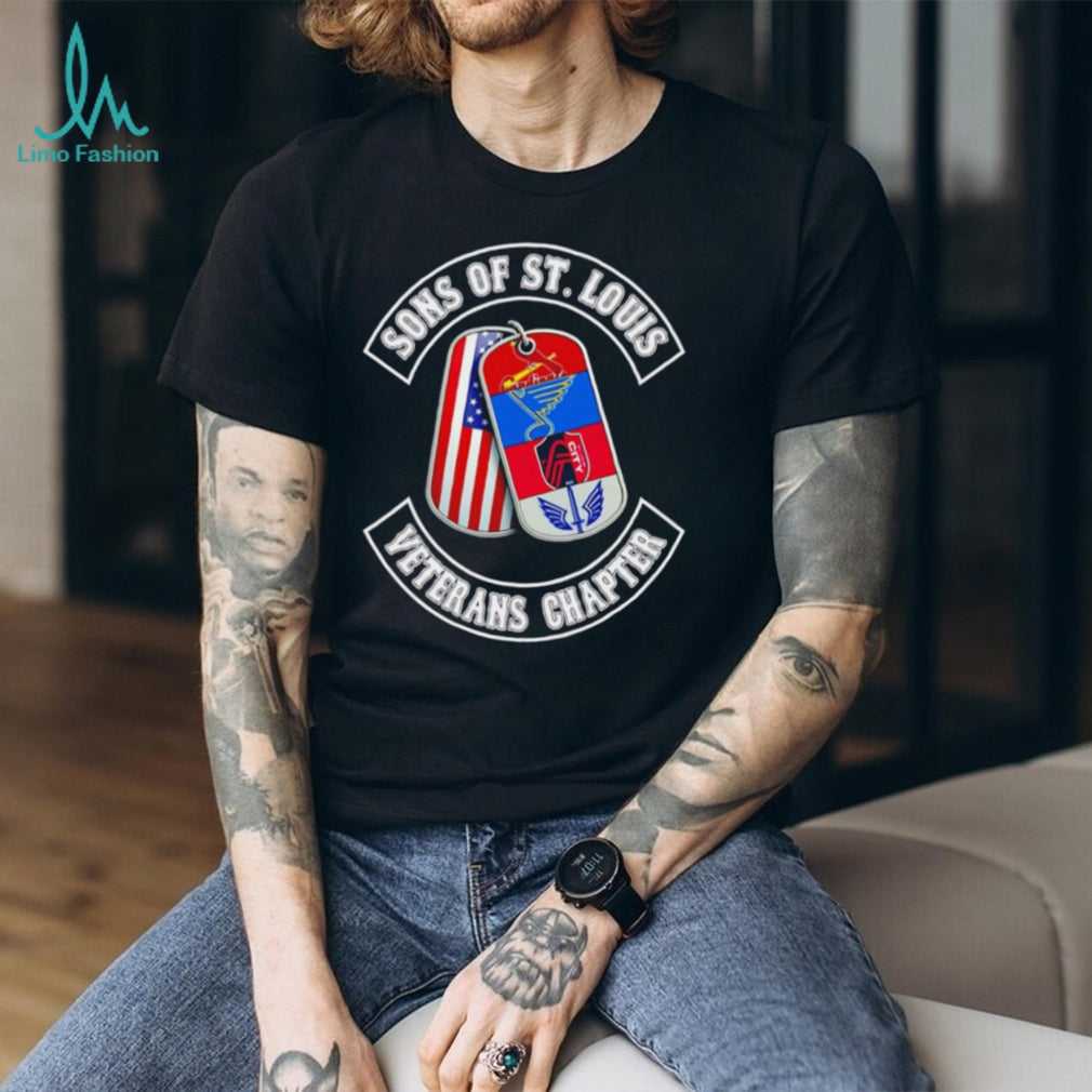 Sons of St. Louis Veterans Chapter T Shirt St. Louis Sports Teams Dog Tags T Shirt