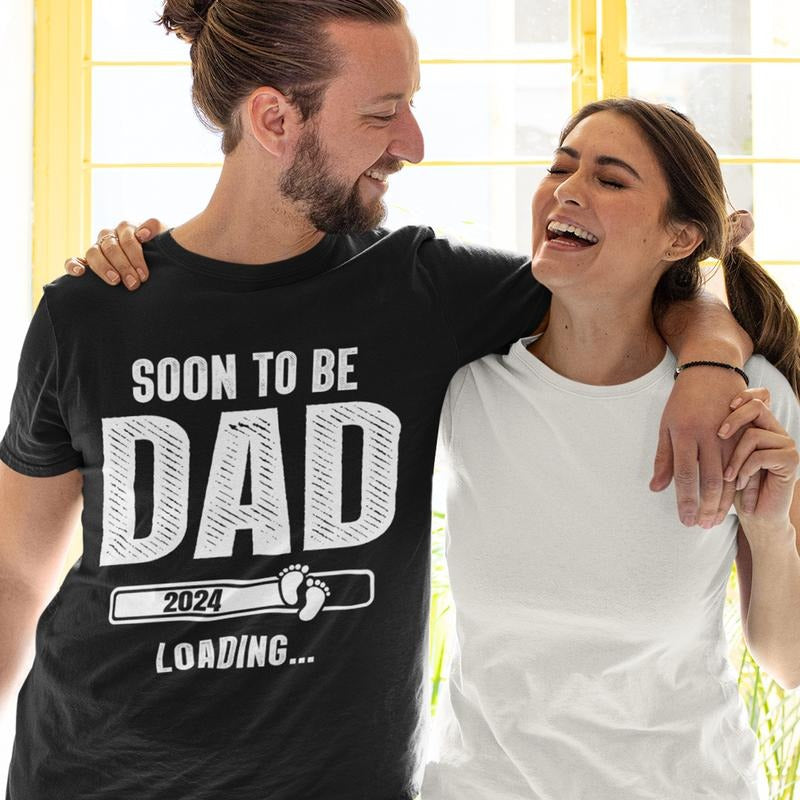 Soon to Be Dad 2024 Loading for Pregnancy Announcement T-Shirt Hoodie, Sweatshirt | UrbanDripWear.com