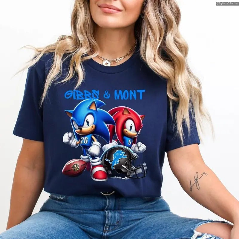#Soonic and #Knuuckles Tshirt, Detroit Football Shirt, Football Fan T shirt, #Soonic and #Knuuckles Shirt , Global...