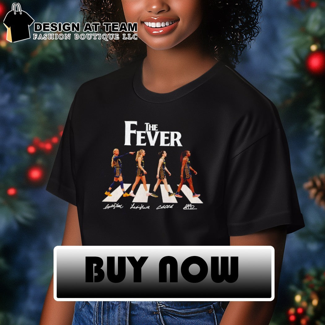 Sophie Cunningham Hull Aliyah The Fever Abbey Road Indiana Fever signature shirt