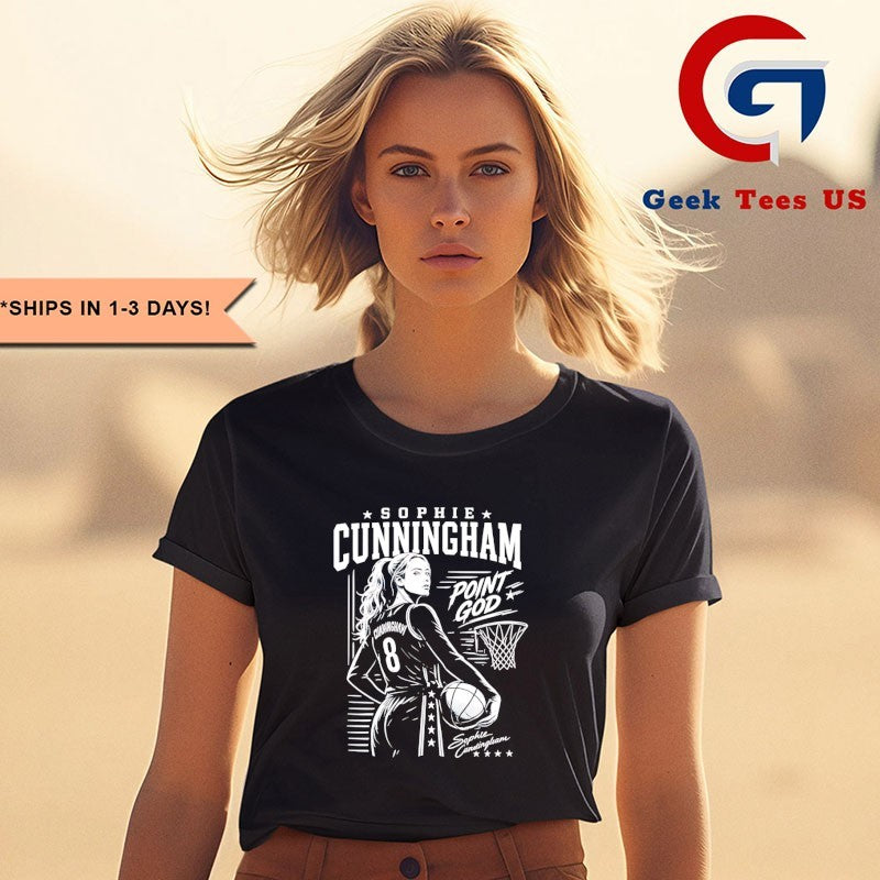 Sophie Cunningham Indiana Fever WNBA Point God signature T-shirt