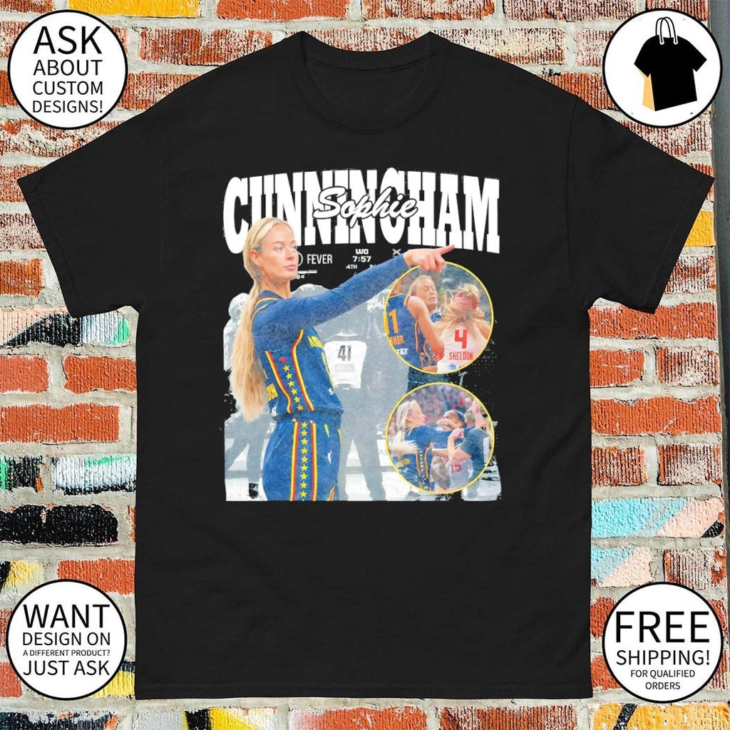 Sophie Cunningham Point God Indiana Fever Basketball WNBA 2026 graphic shirt