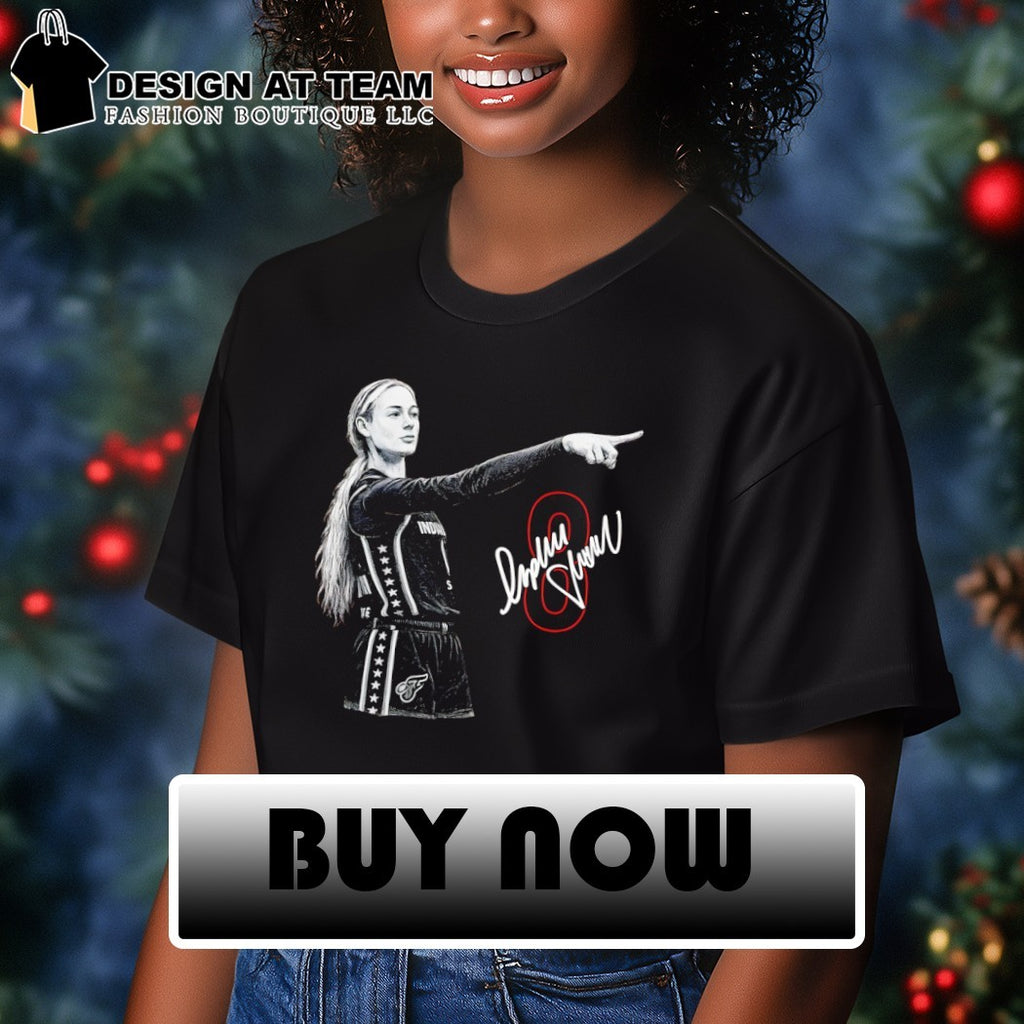 Sophie Cunningham Pointing God Indiana Fever Basketball NBA signature shirt