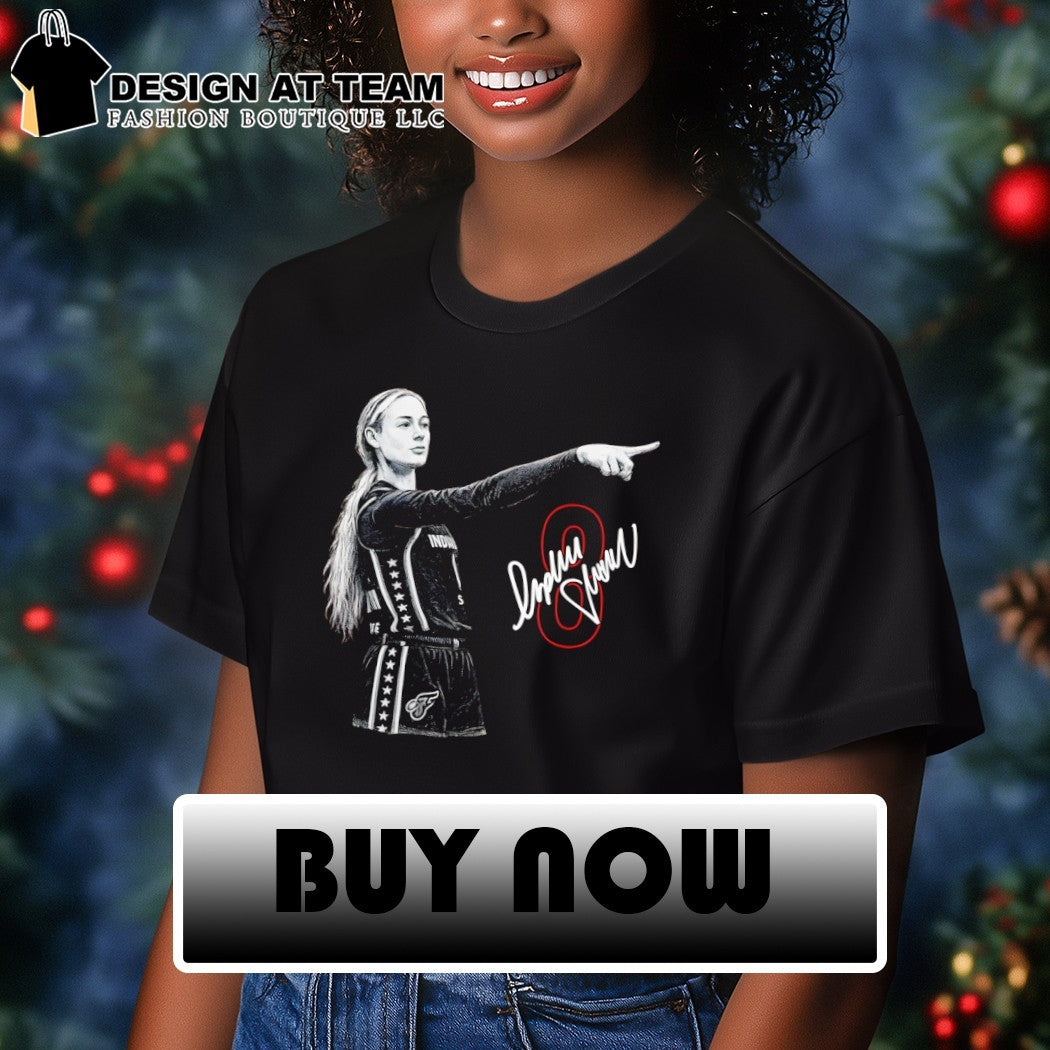 Sophie Cunningham Pointing God Indiana Fever Basketball NBA signature shirt