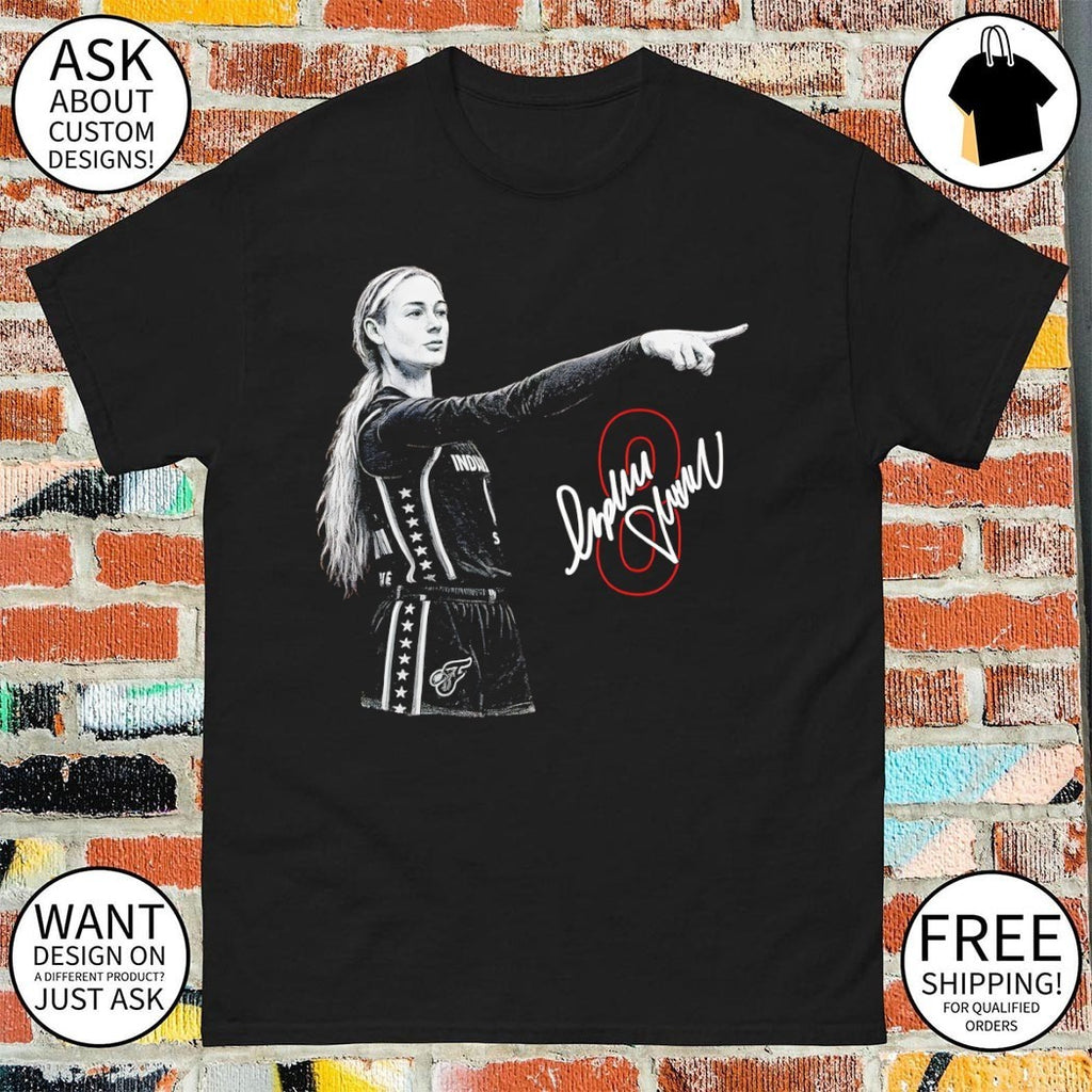 Sophie Cunningham Pointing God Indiana Fever Basketball NBA signature shirt