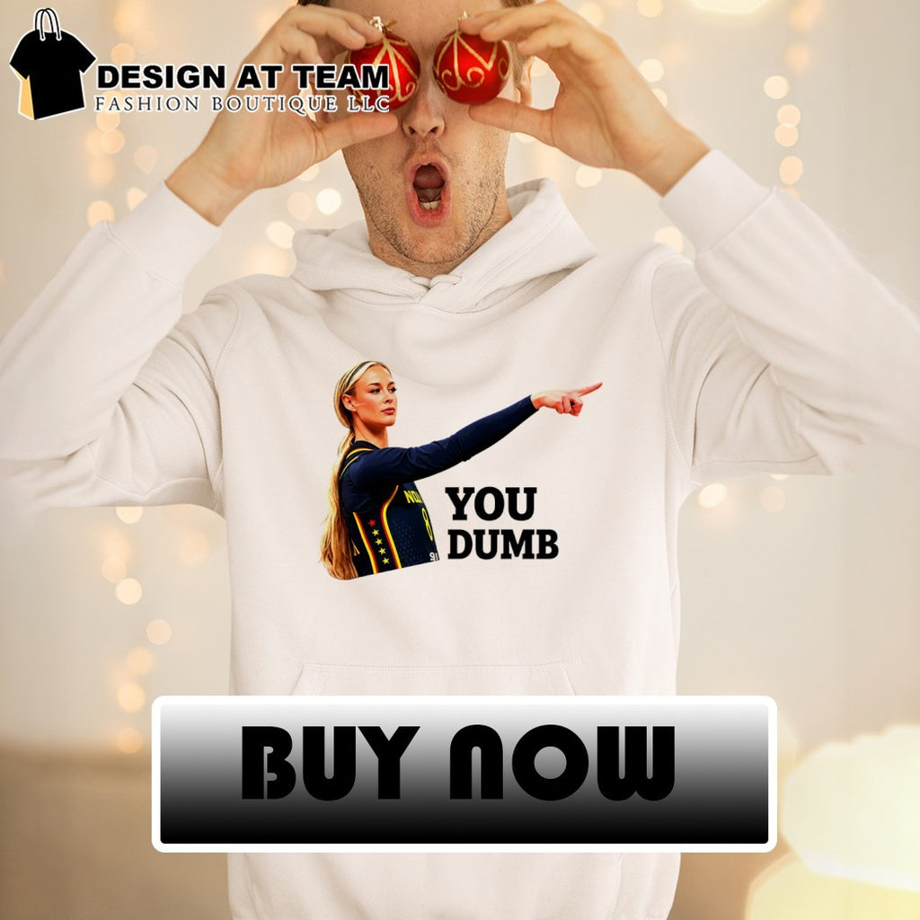 Sophie Cunningham You Dumb Pointing Indiana Fever Basketball NBA 2026 shirt
