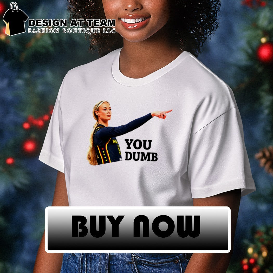 Sophie Cunningham You Dumb Pointing Indiana Fever Basketball NBA 2026 shirt