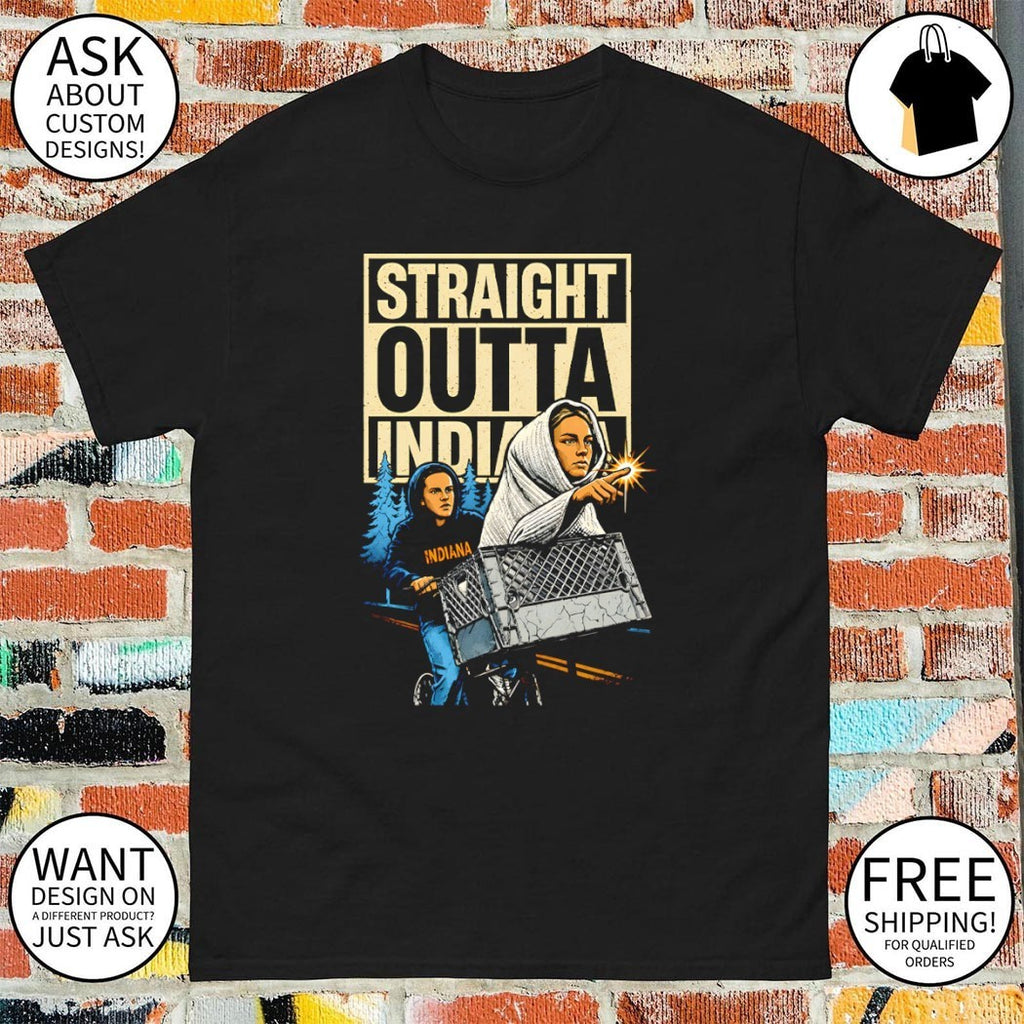 Sophie Cunningham and Caitlin Clark E T The Extra-Terrestrial Straight Outta Indiana shirt