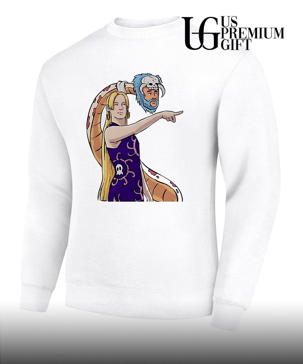 Sophie Cunningham pointing x Boa Hancock shirt